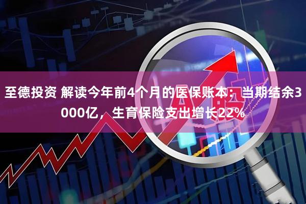 至德投资 解读今年前4个月的医保账本：当期结余3000亿，生育保险支出增长22%