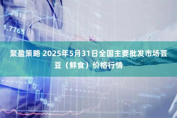 聚盈策略 2025年5月31日全国主要批发市场芸豆（鲜食）价格行情