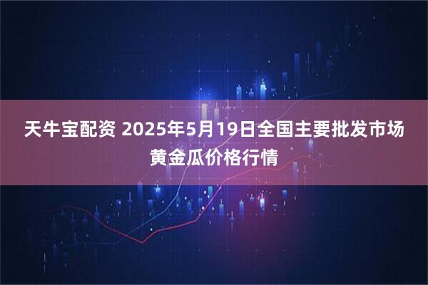天牛宝配资 2025年5月19日全国主要批发市场黄金瓜价格行情