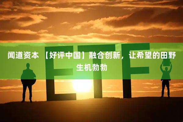 闻道资本 【好评中国】融合创新，让希望的田野生机勃勃